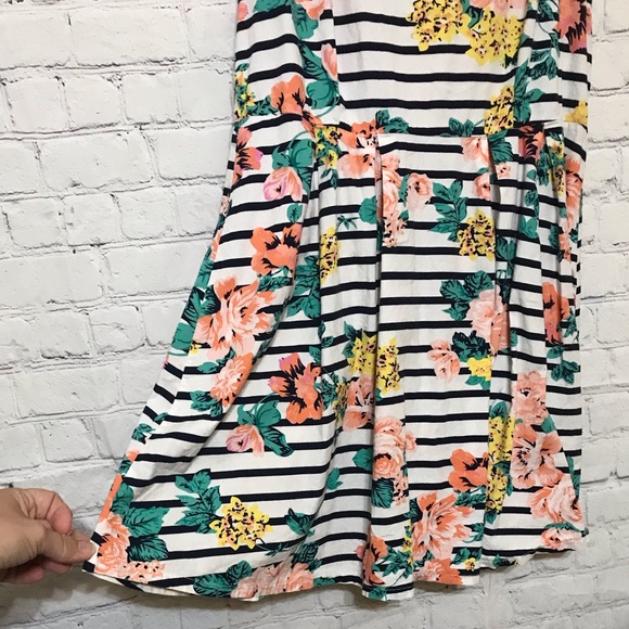 Floral Striped Dress - Picture 3 of 7